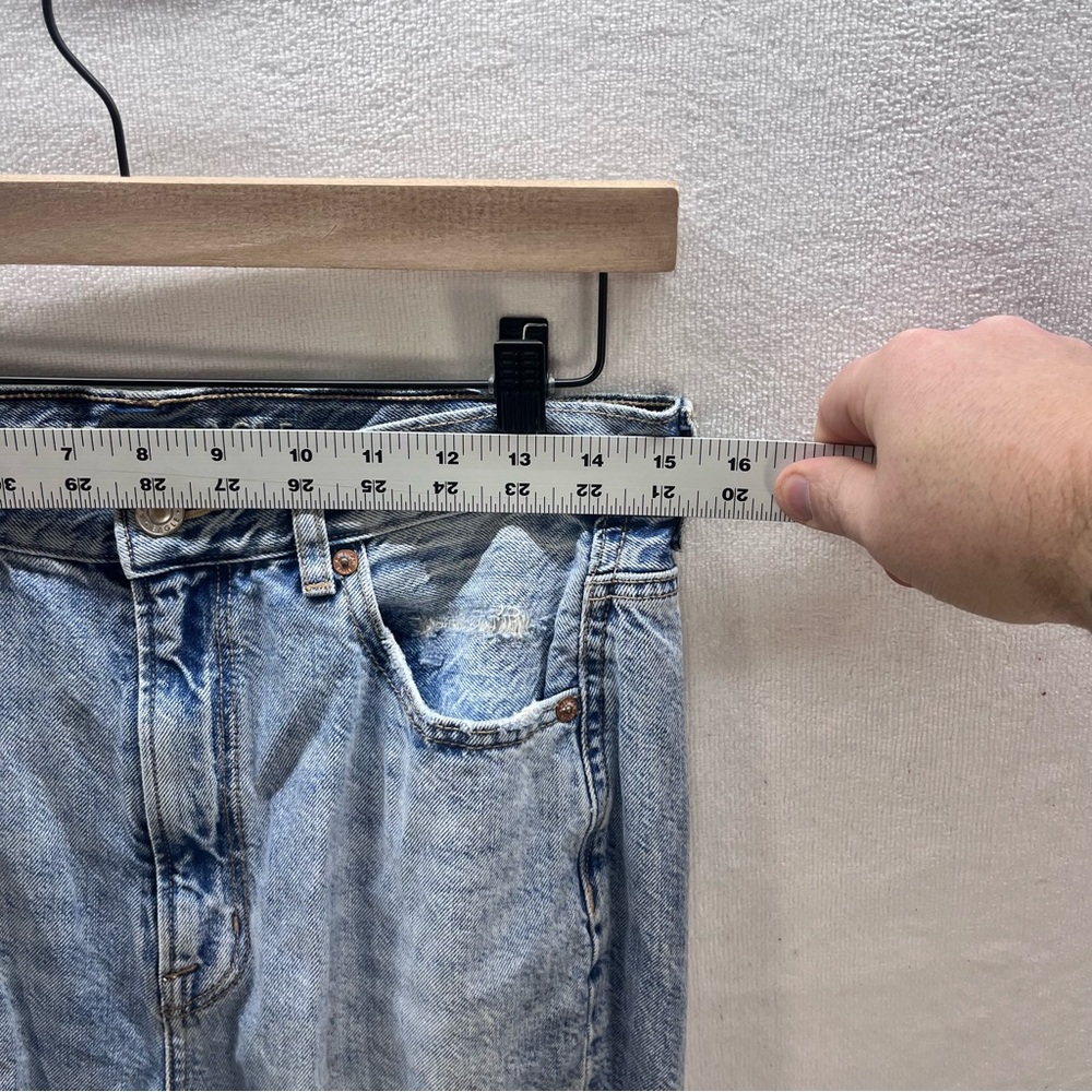 American Eagle Distressed Trashed Highest Rise Mo… - image 5